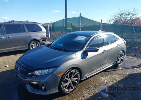 2018 Honda Civic Sport из США, поврежденный, VIN SHHFK7G42JU206167